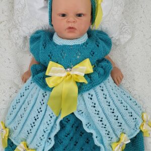 knitting pattern for a baby princess dress