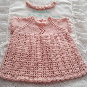 Baby Dress Knitting and Crochet Pattern