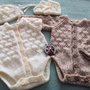 bodysuit knitting pattern for premature to 6 month babies