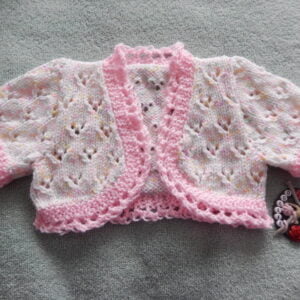 Baby bolero (shrug) knitting pattern
