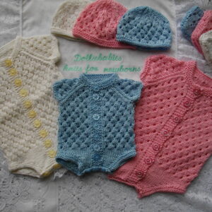 Baby bodysuit book knitting pattern